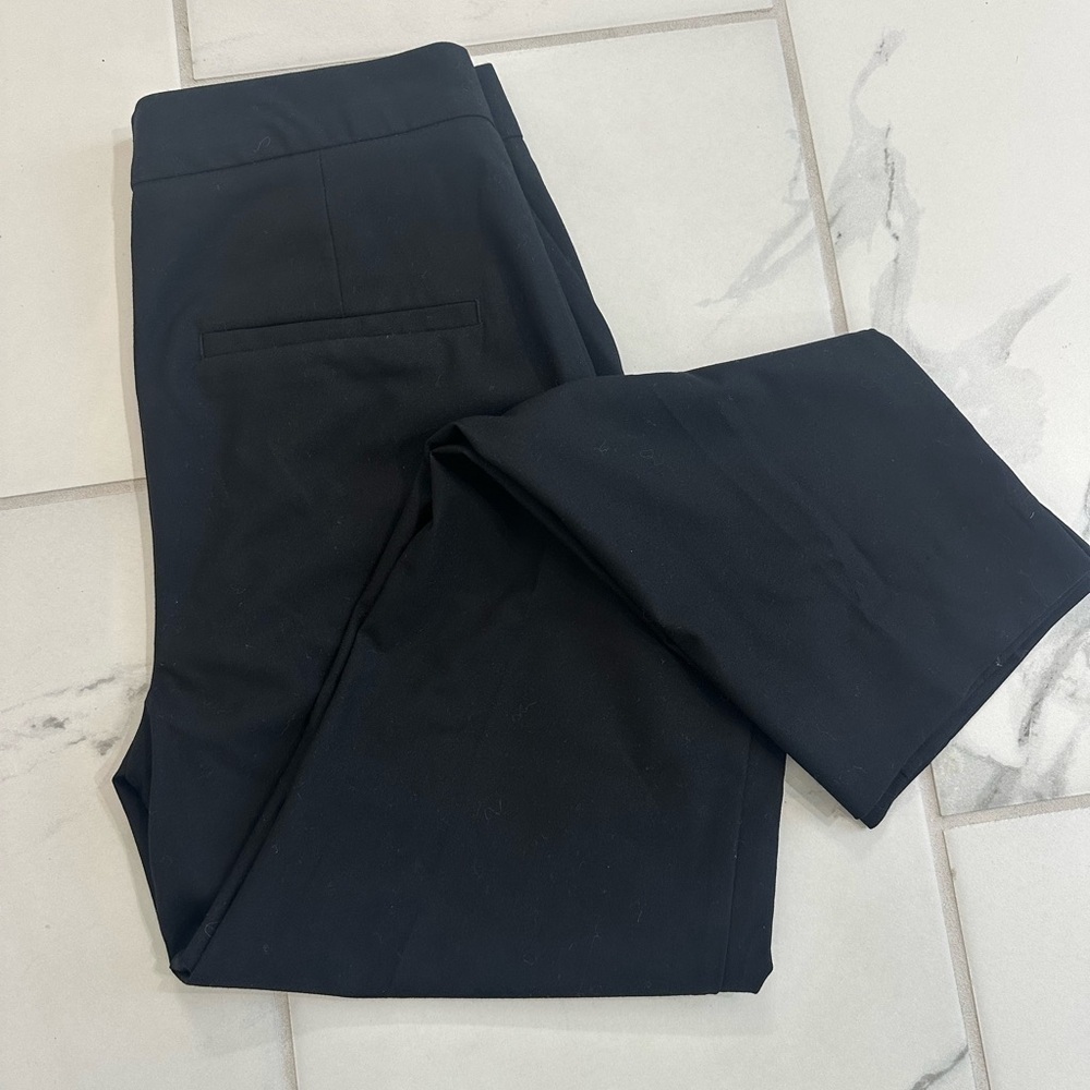 ZARA Womens Black Trouser Pants Size 4 EUC Work party